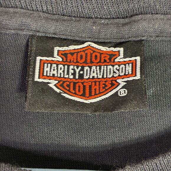 Men’s Size XL Harley-Davidson Vintage 1987 “Live Free Ride Free” Eagle USA Made - Picture 6 of 8